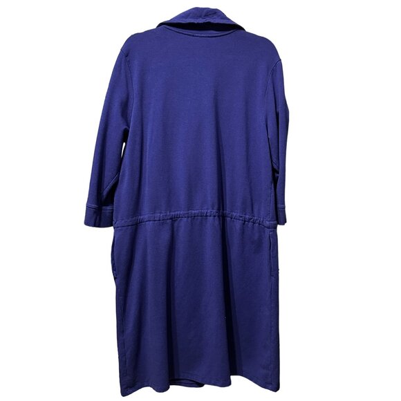 Chico’s Zenergy women’s size 3 blue drawstring waist and neck dress or tunic - Picture 4 of 8